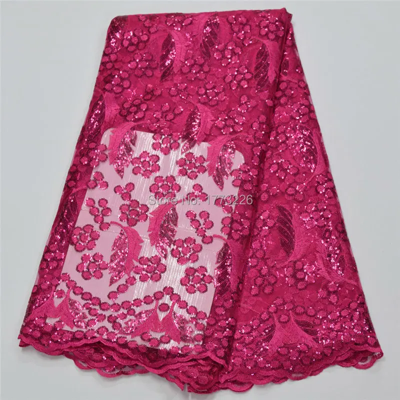 Unique PF95 Sequins french lace net fabric for lady fashion dress/dry lace fabric in 8 Color for wedding party
Unique PF95 Sequins french lace net fabric for lady fashion dress/dry lace fabric in 8 Color for wedding party