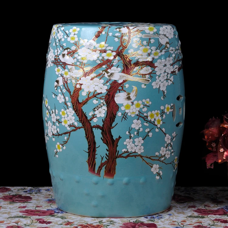Various Chinese Famille Rose Porcelain Ceramic Garden Side Table Stool With Flower Bird Design
Various Chinese Famille Rose Porcelain Ceramic Garden Side Table Stool With Flower Bird Design