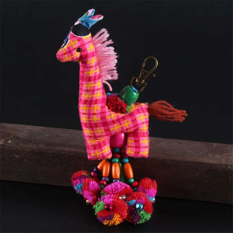 10pcs/lot Ethnic Animal Horse Key Chain Key Ring Embroidery Women Bag Pom Pom Charms Jewelry Keychain Bohemia Accessories Gifts
10pcs/lot Ethnic Animal Horse Key Chain Key Ring Embroidery Women Bag Pom Pom Charms Jewelry Keychain Bohemia Accessories Gifts