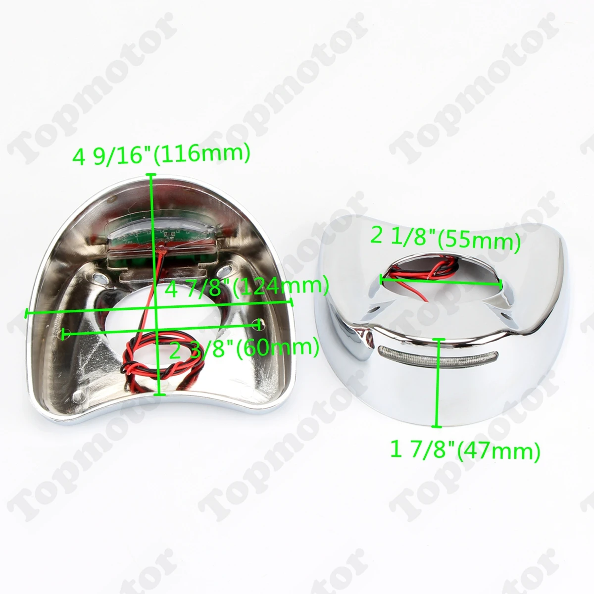 Motorcycle Chrome Fairing Mount Mirror Lights Amber LED Light Cover Cap For Harley Touring Electra Street Glide 1996-2013
Motorcycle Chrome Fairing Mount Mirror Lights Amber LED Light Cover Cap For Harley Touring Electra Street Glide 1996-2013