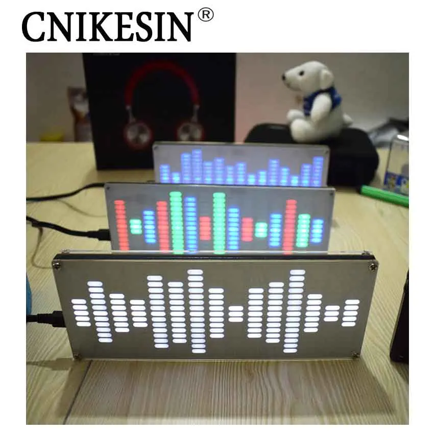 CNIKESIN Diy дисплей музыкального спектра сенсорный большой размер 225 сегмент Звук