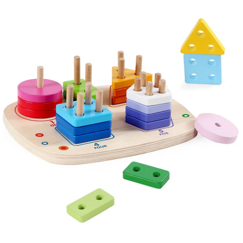 Baby Wooden Toys Montessori Wooden Geometric Sorting Board Building Blocks Kids Educational Toys Match Toy
Baby Wooden Toys Montessori Wooden Geometric Sorting Board Building Blocks Kids Educational Toys Match Toy