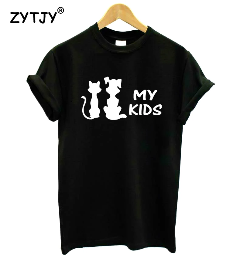 My Kids Cat and Dog Print Women Tshirt Cotton Casual Funny t Shirt For Lady Girl Top Tee Hipster Tumblr Drop Ship HH-116
My Kids Cat and Dog Print Women Tshirt Cotton Casual Funny t Shirt For Lady Girl Top Tee Hipster Tumblr Drop Ship HH-116
