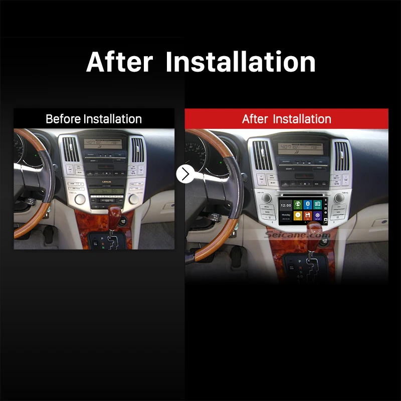Seicane GPS Bluetooth Car DVD Radio for 2003-2010 Lexus RX 300 330 350 400H support SD Backup Camera DVR Steering Wheel Control
Seicane GPS Bluetooth Car DVD Radio for 2003-2010 Lexus RX 300 330 350 400H support SD Backup Camera DVR Steering Wheel Control