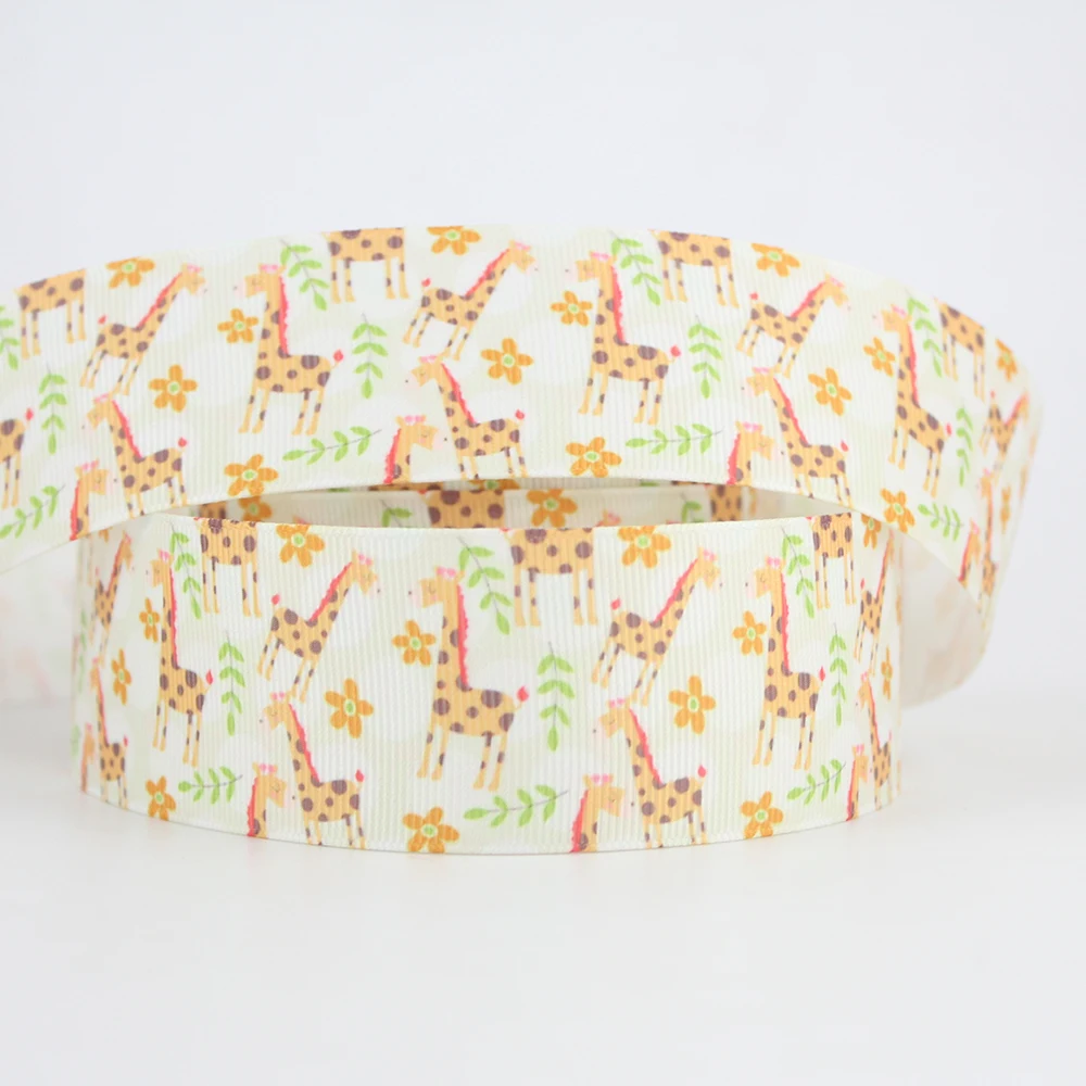 Lovely giraffe printed animal ribbon grosgrain handmade hair bows decorative tape gift wrap16mm 22mm 25mm 38mm 57mm 75mm
Lovely giraffe printed animal ribbon grosgrain handmade hair bows decorative tape gift wrap16mm 22mm 25mm 38mm 57mm 75mm