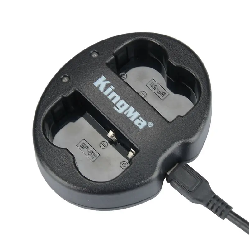 KingMa 1500mAh LP-511 аккумуляторная батарея (2-Pack) и BM015-BP511 двойное зарядное устройство USB