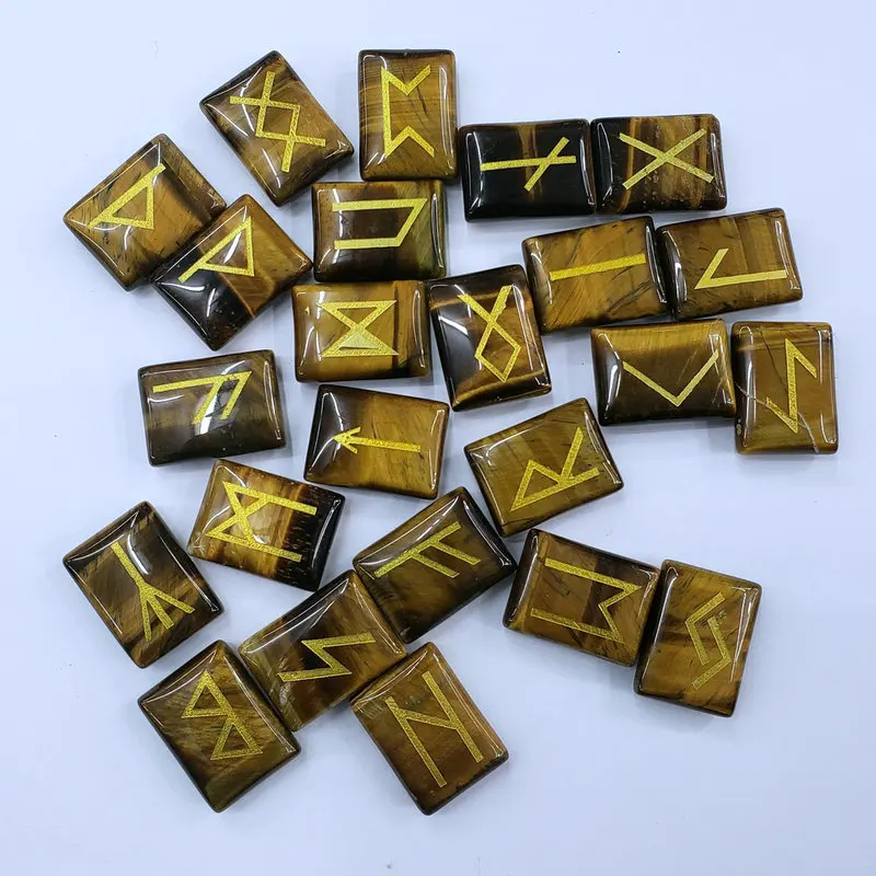 2019 Hot 25pcs Natural Tiger eye Stone Viking Runes Amulet Set Reiki Healing Crystal Divination Tumbled Natural Stone bead
2019 Hot 25pcs Natural Tiger eye Stone Viking Runes Amulet Set Reiki Healing Crystal Divination Tumbled Natural Stone bead