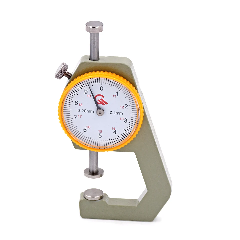 GOXAWEE Dial Gem Caliper For Jewelry Tools from 0-20mm by 0.1 mm Leather Craft Tools Pocket Round Dial Thickness Measuring Tool
GOXAWEE Dial Gem Caliper For Jewelry Tools from 0-20mm by 0.1 mm Leather Craft Tools Pocket Round Dial Thickness Measuring Tool