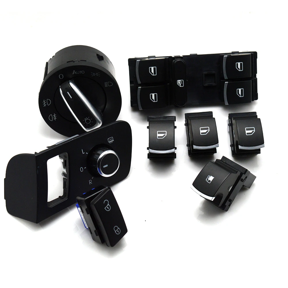 8PCS Chrome high quality Mirror window headlight Fuel tank door lock switch for VW Volkswagen Touran 2003-2015 Caddy 1TD962125
8PCS Chrome high quality Mirror window headlight Fuel tank door lock switch for VW Volkswagen Touran 2003-2015 Caddy 1TD962125