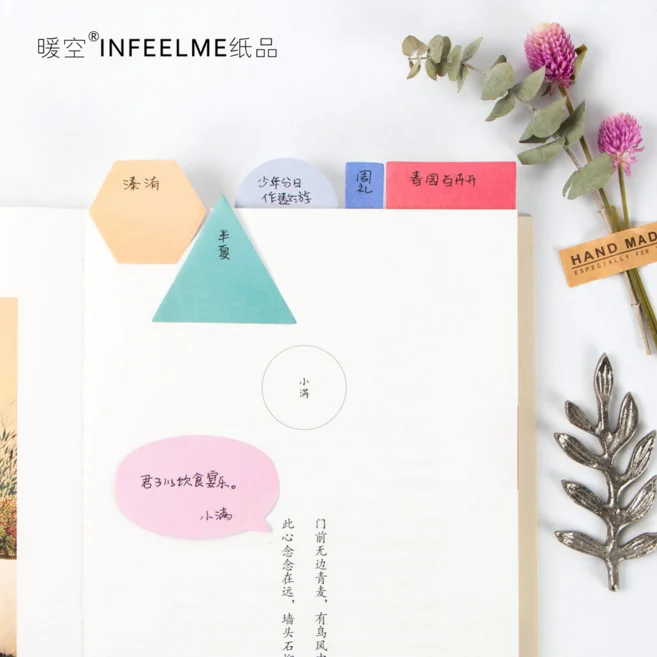 2 Pcs/set Lovely Colorful Geometry Message Self Adhesive N Times Memo Pads Sticky Notes Bookmark School Office Supply Stationery
2 Pcs/set Lovely Colorful Geometry Message Self Adhesive N Times Memo Pads Sticky Notes Bookmark School Office Supply Stationery