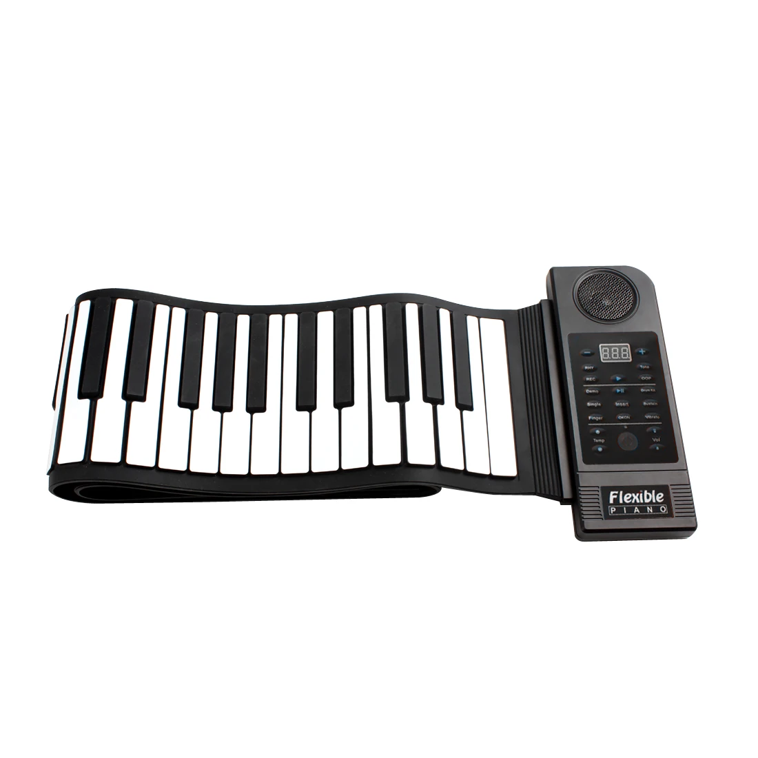 KONIX PU88M 88 Keys Black MIDI 128 Tones Electronic Organ Roll Up Folding Piano Built-in Speaker for Kids
KONIX PU88M 88 Keys Black MIDI 128 Tones Electronic Organ Roll Up Folding Piano Built-in Speaker for Kids