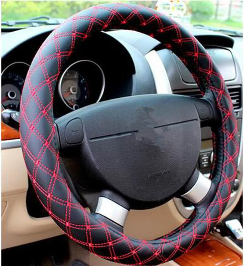 2021 New Universal Car Steering-wheel Cover 38CM Car-styling Sport Auto Steering Wheel Covers Anti-Slip Automotive Accessories
2021 New Universal Car Steering-wheel Cover 38CM Car-styling Sport Auto Steering Wheel Covers Anti-Slip Automotive Accessories