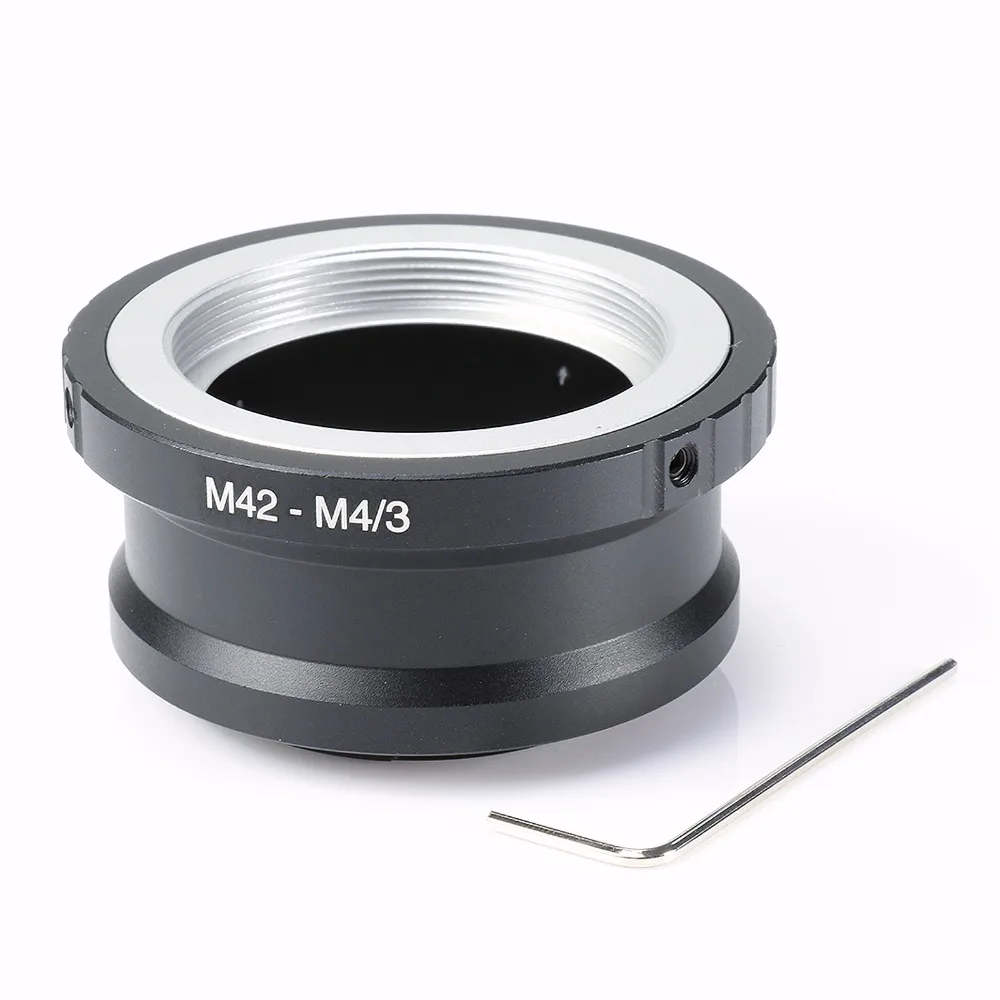 Lens Adapter Ring M42-M4/3 For Takumar M42 Lens and Micro 4/3 M4/3 Mount Adapter with Tripod Mount GF3 G3 E-P3
Lens Adapter Ring M42-M4/3 For Takumar M42 Lens and Micro 4/3 M4/3 Mount Adapter with Tripod Mount GF3 G3 E-P3