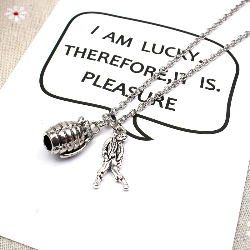 XKXLHJ 2019 New THE WALKING DEAD Grenade and, Zombie Pendant Fashion Jewelry Necklace
XKXLHJ 2019 New THE WALKING DEAD Grenade and, Zombie Pendant Fashion Jewelry Necklace