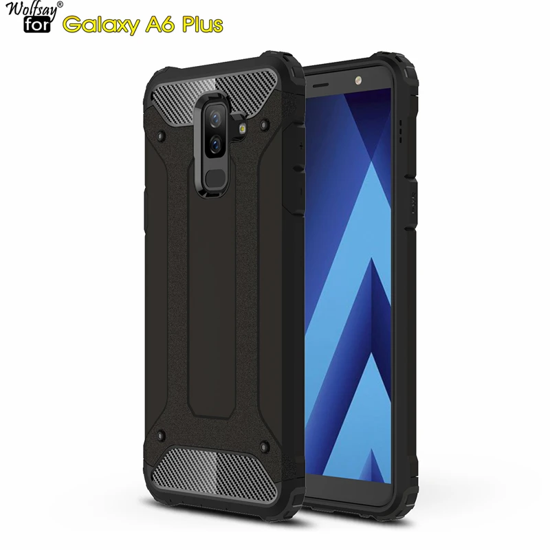 Wolfsay For Case Samsung Galaxy A6 Plus Cover Durable Armor TPU & PC Case For Samsung A6 Plus Case For Galaxy A6 Plus A605G
Wolfsay For Case Samsung Galaxy A6 Plus Cover Durable Armor TPU & PC Case For Samsung A6 Plus Case For Galaxy A6 Plus A605G