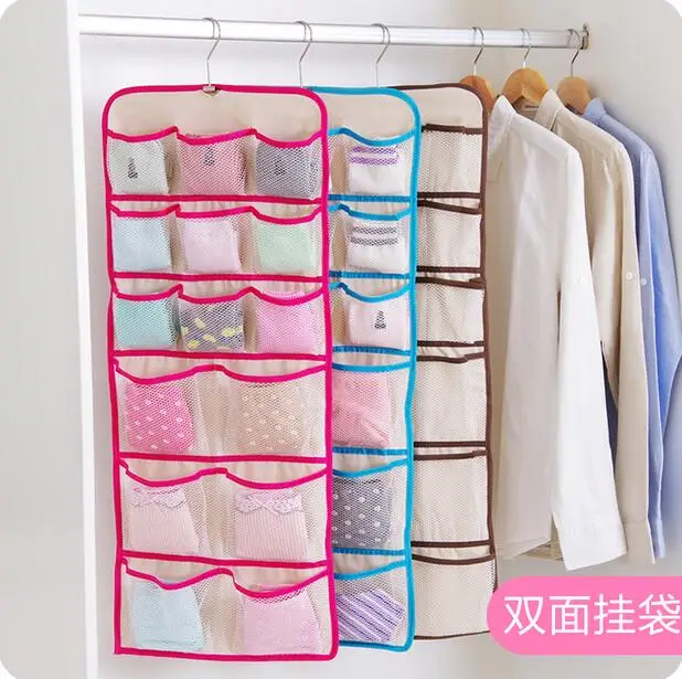 Wall Bra Underwear Socks Storage Organizer Wardrobe Double Faced Hanging Storage Bag Door
Wall Bra Underwear Socks Storage Organizer Wardrobe Double Faced Hanging Storage Bag Door