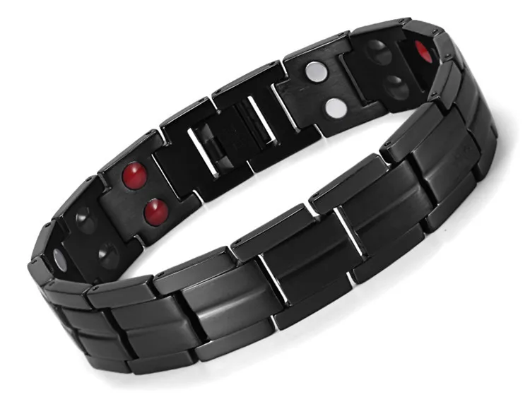 Titanium double-row magnet bracelet European style titanium germanium bracelet men's bracelet
Titanium double-row magnet bracelet European style titanium germanium bracelet men's bracelet