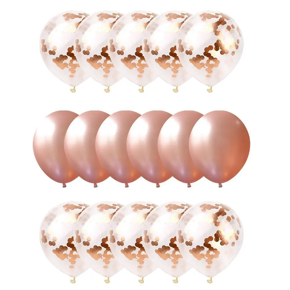 Rose Gold 12 inch Confetti Balloon Set 16 PcsElegant Latex Party Balloons for Weddings, Birthdays, Bridal Shower Balloon Decor
Rose Gold 12 inch Confetti Balloon Set 16 PcsElegant Latex Party Balloons for Weddings, Birthdays, Bridal Shower Balloon Decor