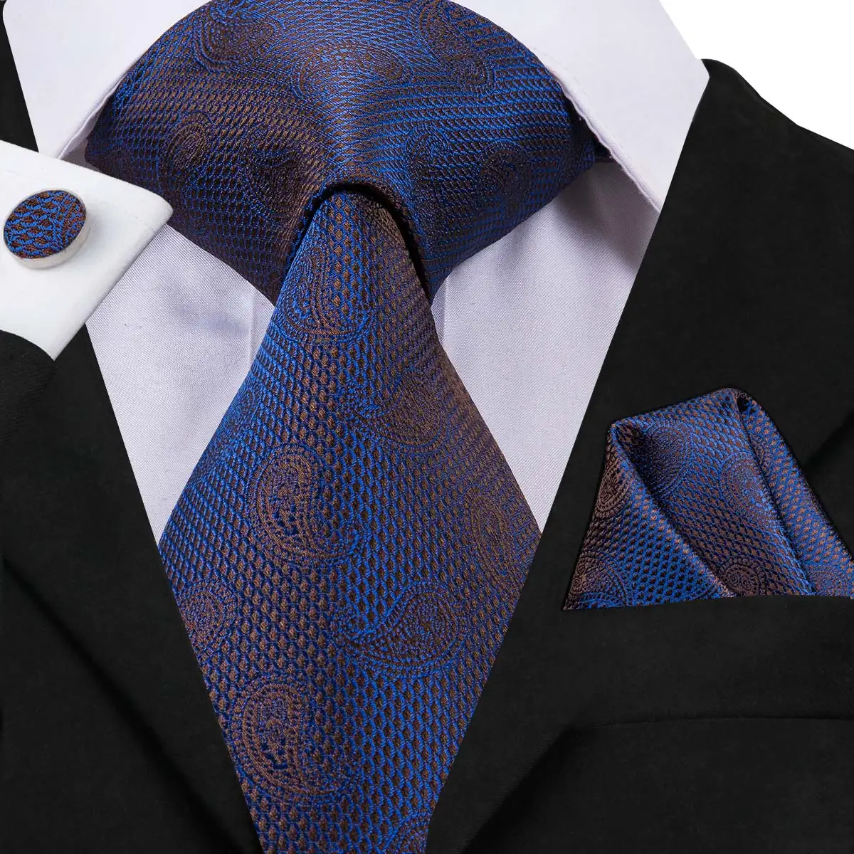 Hi-Tie Designer Brand 2018 New Arrival Necktie For Men Business Style Jacquard Woven Gravata Ties Hanky Cufflinks Set C-3048
Hi-Tie Designer Brand 2018 New Arrival Necktie For Men Business Style Jacquard Woven Gravata Ties Hanky Cufflinks Set C-3048