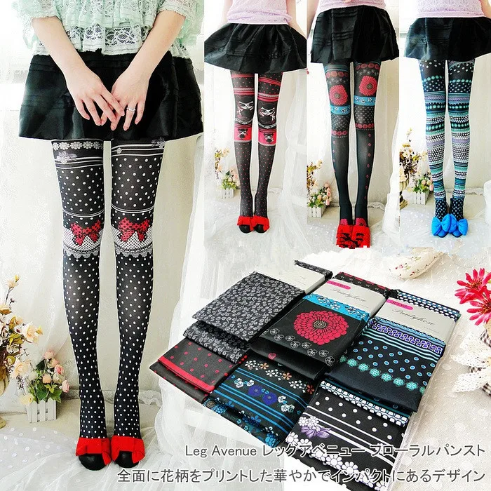 LYNETTE'S CHINOISERIE Spring Autumn Women Vintage Japanese Style Mori Girls Rustic Floral Print Leggings Pantyhose
LYNETTE'S CHINOISERIE Spring Autumn Women Vintage Japanese Style Mori Girls Rustic Floral Print Leggings Pantyhose