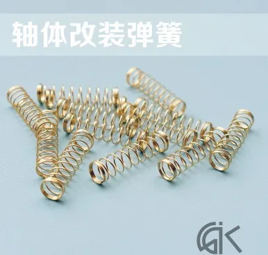 104pcs/pack Mechanical keyboard DIY customized Gold Plated springs for Cherry MX switch 35G/45G/60G/62G/67G/80G
104pcs/pack Mechanical keyboard DIY customized Gold Plated springs for Cherry MX switch 35G/45G/60G/62G/67G/80G