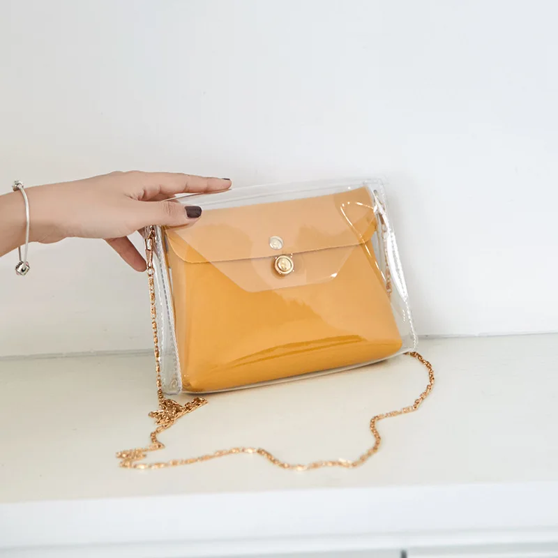 2PCs Composite Bag Transparent Jelly Handbag Women PVC Ladies Summer Beach Bags For Holiday Shoulder Messenger Bags Bolso Female
2PCs Composite Bag Transparent Jelly Handbag Women PVC Ladies Summer Beach Bags For Holiday Shoulder Messenger Bags Bolso Female