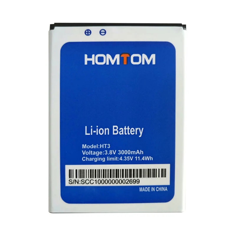 Высокое качество Новые резервного копирования HT3 Батарея для Homtom Pro 3 8 V 3000 мАч