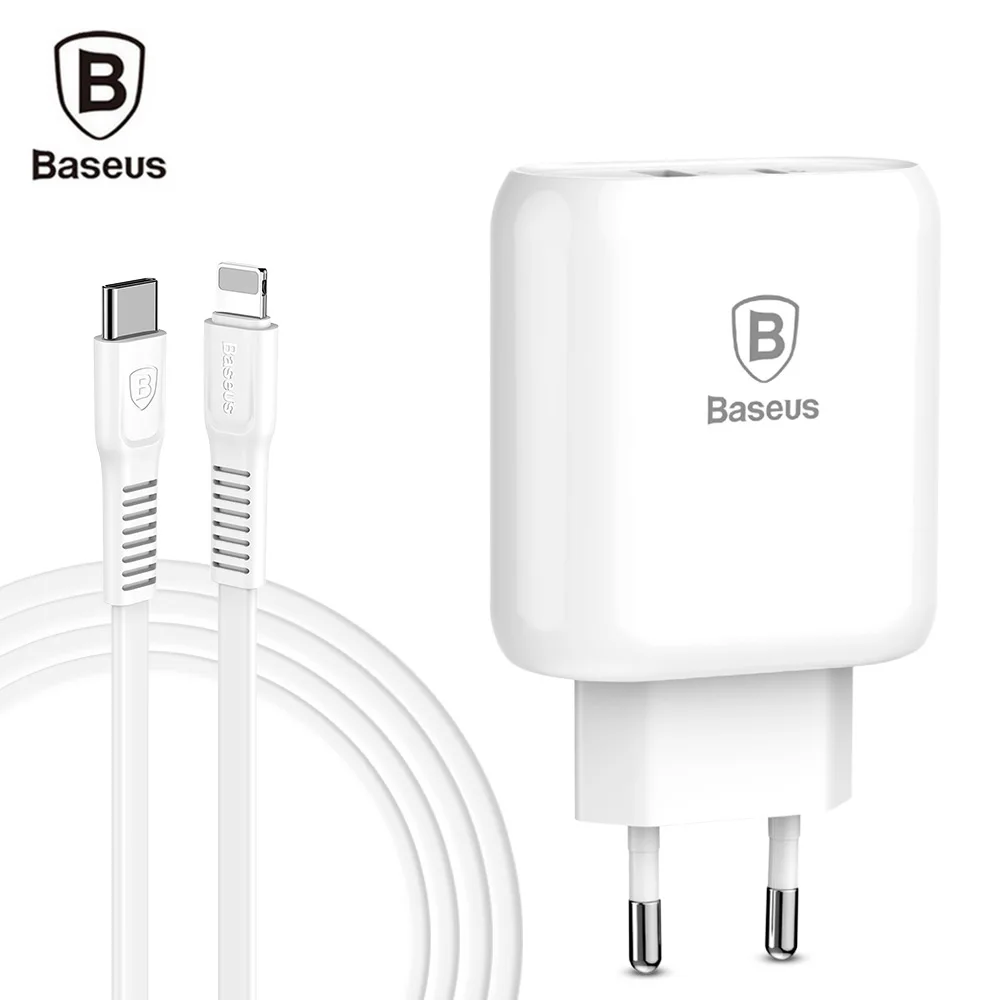 Baseus Bojure серия зарядный набор EU штекер для Xiaomi samsung IphoXS 32 Вт type C PD3.0 и USB быстрое