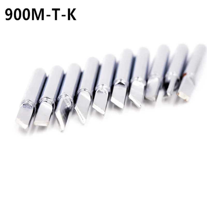 10 шт. 900M T K бессвинцовый паяльник наконечники для HAKKO 907/933/852D +/936 паяльная станция