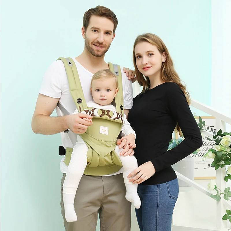 omini Ergonomic 360 Baby Carriers Backpacks0-36 months Portable Sling Wrap Cotton Infant Newborn Carrying | Мать и ребенок