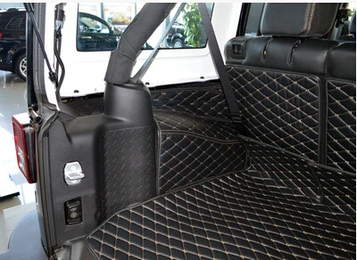 Высокое качество Pu Специальный автомобильный багажник коврики для Jeep Wrangler 4