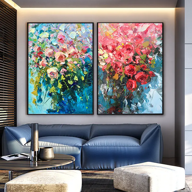 100% Hand Painted abstract Flower Art Oil Painting On Canvas Wall Art Frameless Picture Decoration For Live Room Home Decor Gift
100% Hand Painted abstract Flower Art Oil Painting On Canvas Wall Art Frameless Picture Decoration For Live Room Home Decor Gift