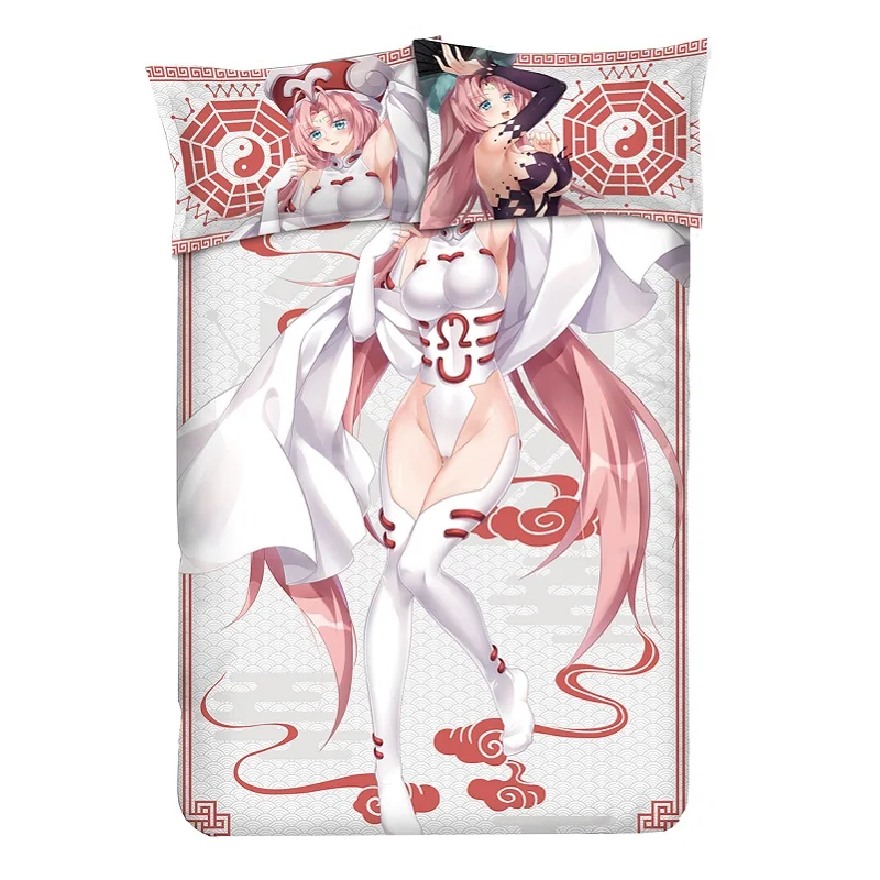 Japanese Anime Bed setting Bed Sheet/Duvet Cover/Two Pillowcases Bedding Linen 4pcs Set
Japanese Anime Bed setting Bed Sheet/Duvet Cover/Two Pillowcases Bedding Linen 4pcs Set