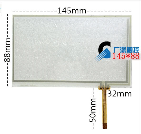 6 Inch Touch screen width 145* 88 car navigation screen touch screen handwriting touch hot plate
