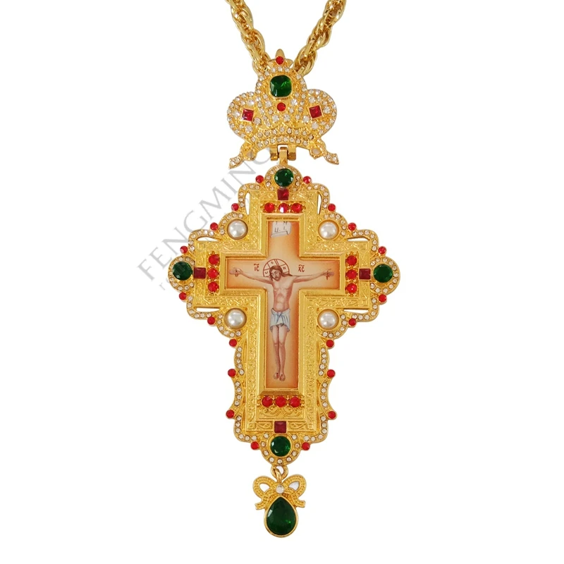 silver pectoral cross Christian church colden priest crucifix Orthodox baptism gift religious icons
silver pectoral cross Christian church colden priest crucifix Orthodox baptism gift religious icons