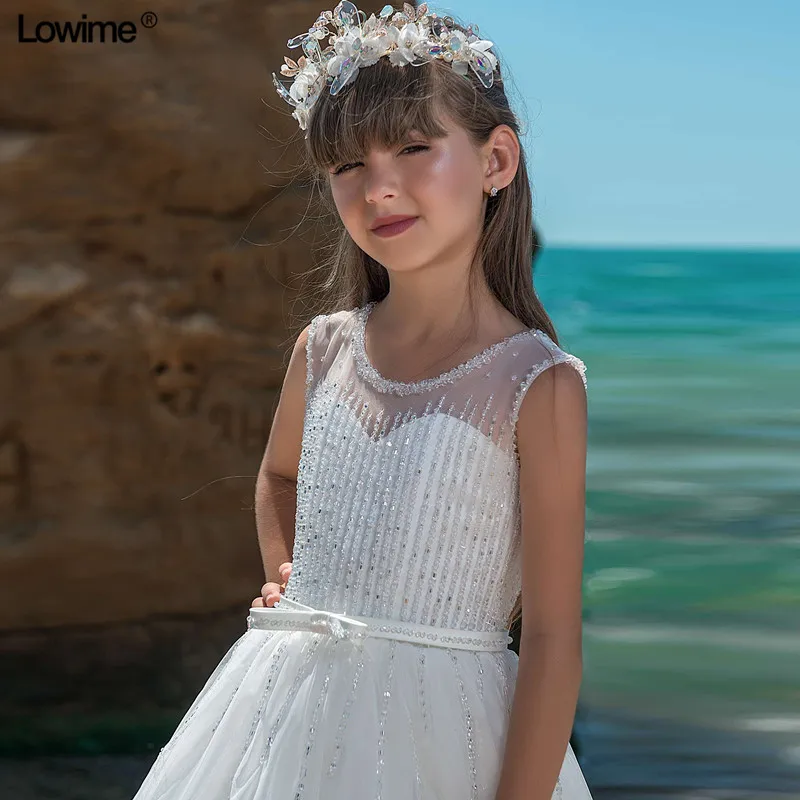 High Quality A-Line Scoop First Communion Dress For Girls 2018 Spaghetti Straps Flower Girl Dresses For Weddings With Beading
High Quality A-Line Scoop First Communion Dress For Girls 2018 Spaghetti Straps Flower Girl Dresses For Weddings With Beading
