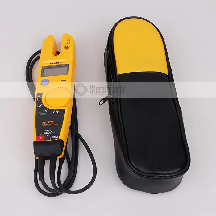FLUKE T5-600 Clamp Meter Voltage Continuity Current Clamp Meter with Labloot Soft Case H13
FLUKE T5-600 Clamp Meter Voltage Continuity Current Clamp Meter with Labloot Soft Case H13