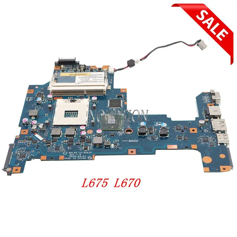 NOKOTION K000103760 NALAA LA-6041P Laptop motherboard for Toshiba L670 L675 REV 1.0 HM55 DDR3 Mainboard full tested
NOKOTION K000103760 NALAA LA-6041P Laptop motherboard for Toshiba L670 L675 REV 1.0 HM55 DDR3 Mainboard full tested