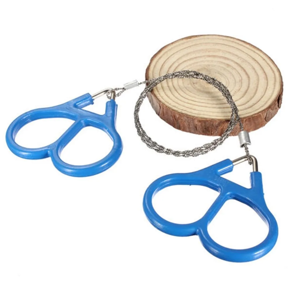 60cm Stainless Steel Emergent Survival Wire Saw Handle for Cutting Fretsaw Outdoor Portable Hunt Fish Hand Chainsaw Tool | Инструменты