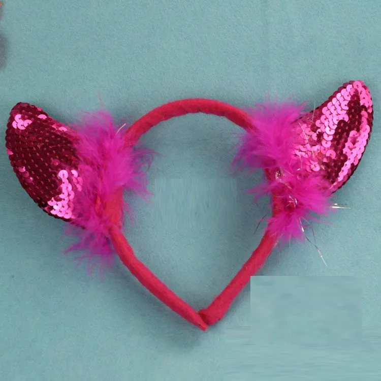 Sequin Evil Demon Devil Ears Headband Hairband Women Kid Hair Animal Headband Cosplay Costume Halloween Christmas
Sequin Evil Demon Devil Ears Headband Hairband Women Kid Hair Animal Headband Cosplay Costume Halloween Christmas