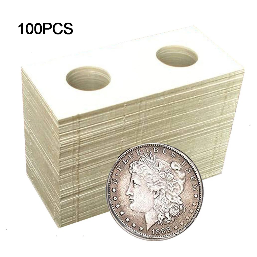 100pcs 40mm Cardboard Coin Holders Coin Collection Holders Supplies Flip Assortment Home Decor
100pcs 40mm Cardboard Coin Holders Coin Collection Holders Supplies Flip Assortment Home Decor