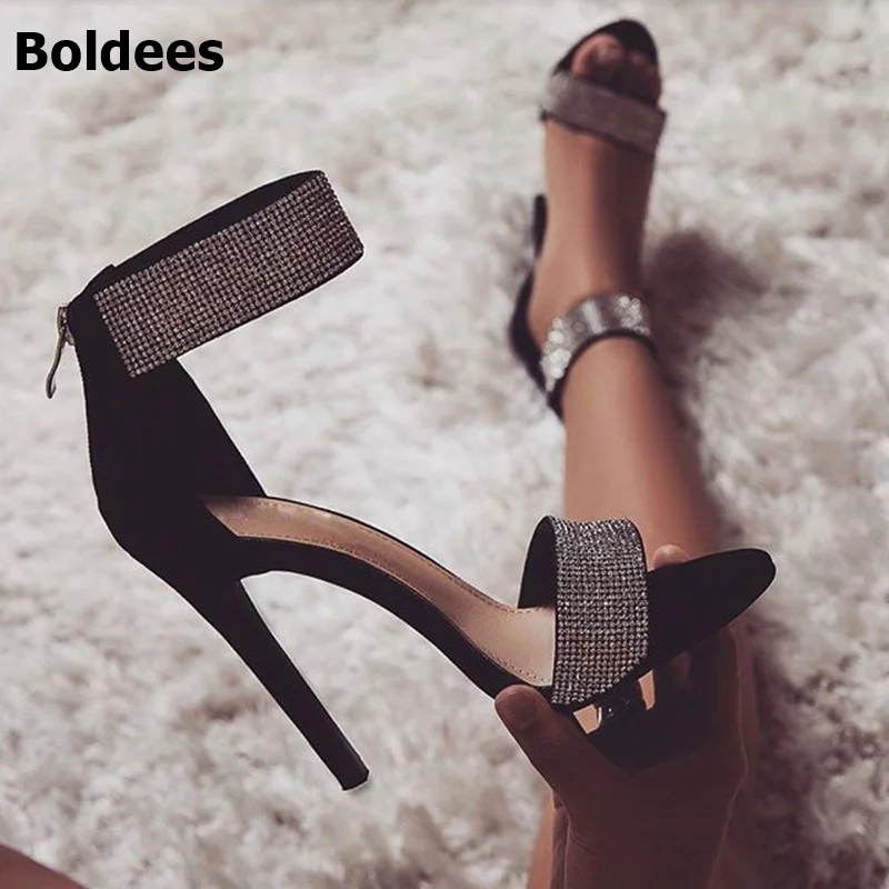 Bling Bling Black Beige Crystal Sandals Thin Strappy Gladiator Sandal Shoes Stiletto Heel Wedding Pump Rhinestone Sandals
Bling Bling Black Beige Crystal Sandals Thin Strappy Gladiator Sandal Shoes Stiletto Heel Wedding Pump Rhinestone Sandals