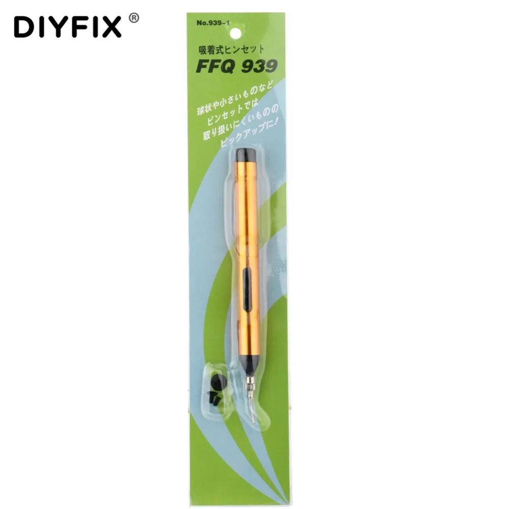 DIYFIX IC SMD вакуумная всасывающая ручка для удаления припоя 3 всасывающих головки