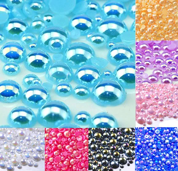 500pcs 2-10mm Aqua Blue AB Color Half Round Pearl Bead FlatBack Scrapbook Craft Cabochon Kawaii DIY Embellishments Accessories
500pcs 2-10mm Aqua Blue AB Color Half Round Pearl Bead FlatBack Scrapbook Craft Cabochon Kawaii DIY Embellishments Accessories