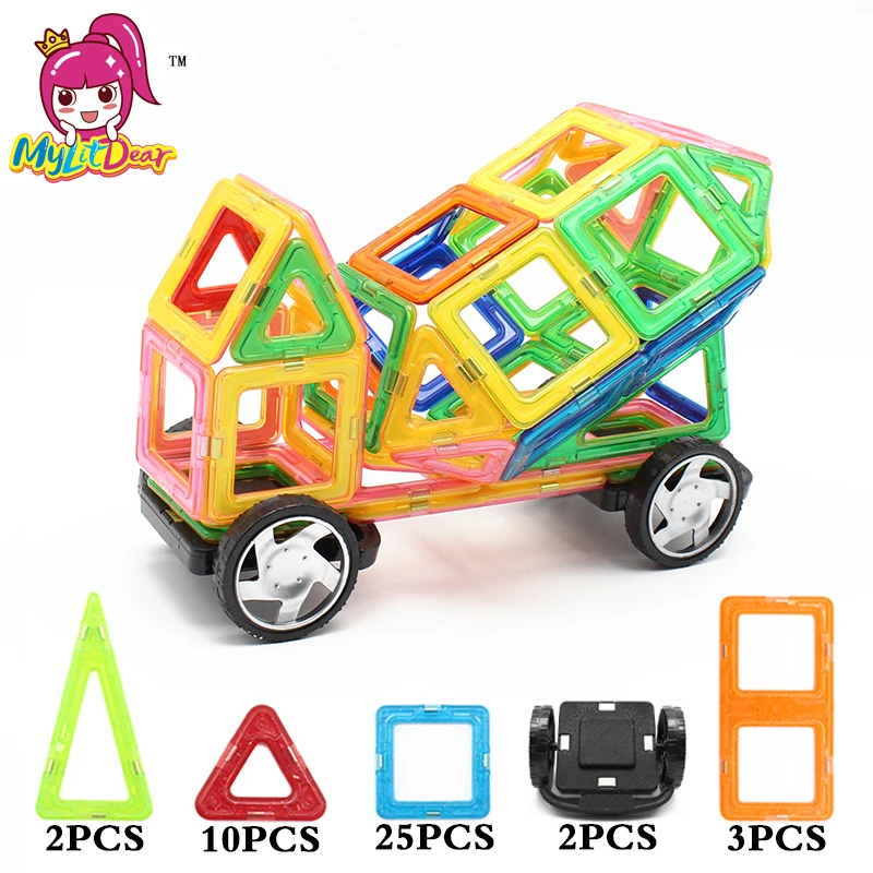 MylitDear Big Size 42Pcs Truck Kids Designer Educational Magnetic Toys 3D DIY Building Blocks Toys For Children
MylitDear Big Size 42Pcs Truck Kids Designer Educational Magnetic Toys 3D DIY Building Blocks Toys For Children
