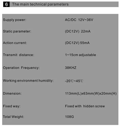 Infrared No Touch EXIT Access Button Switch Sensor for automatic sliding door motor door access control system
Infrared No Touch EXIT Access Button Switch Sensor for automatic sliding door motor door access control system