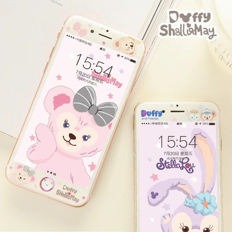 Duffy bear для iPhone 8 plus защита экрана из закаленного стекла 7 6 6s мягкая пленка передней