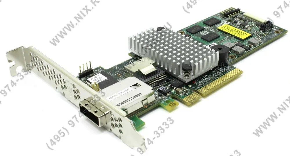 RaidStorage Avago LSI MegaRAID SAS 9280-4i4e LSI00209 8 port 512MB cache SFF8087 6Gb RAID0.1.5.6 PCI-E 2.0 X8 Controller Card
RaidStorage Avago LSI MegaRAID SAS 9280-4i4e LSI00209 8 port 512MB cache SFF8087 6Gb RAID0.1.5.6 PCI-E 2.0 X8 Controller Card