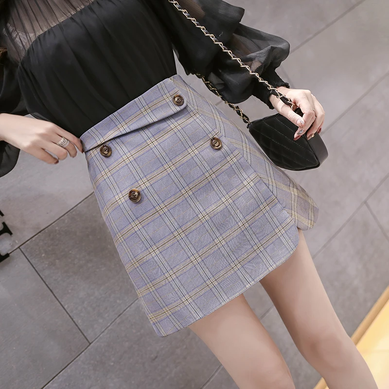 OllyMurs 2019 New High Waisted Women Plaid Skirt Spring Mini A-line Female Slim Skirts Korean Fashion Casual Sexy Short Faldas
OllyMurs 2019 New High Waisted Women Plaid Skirt Spring Mini A-line Female Slim Skirts Korean Fashion Casual Sexy Short Faldas