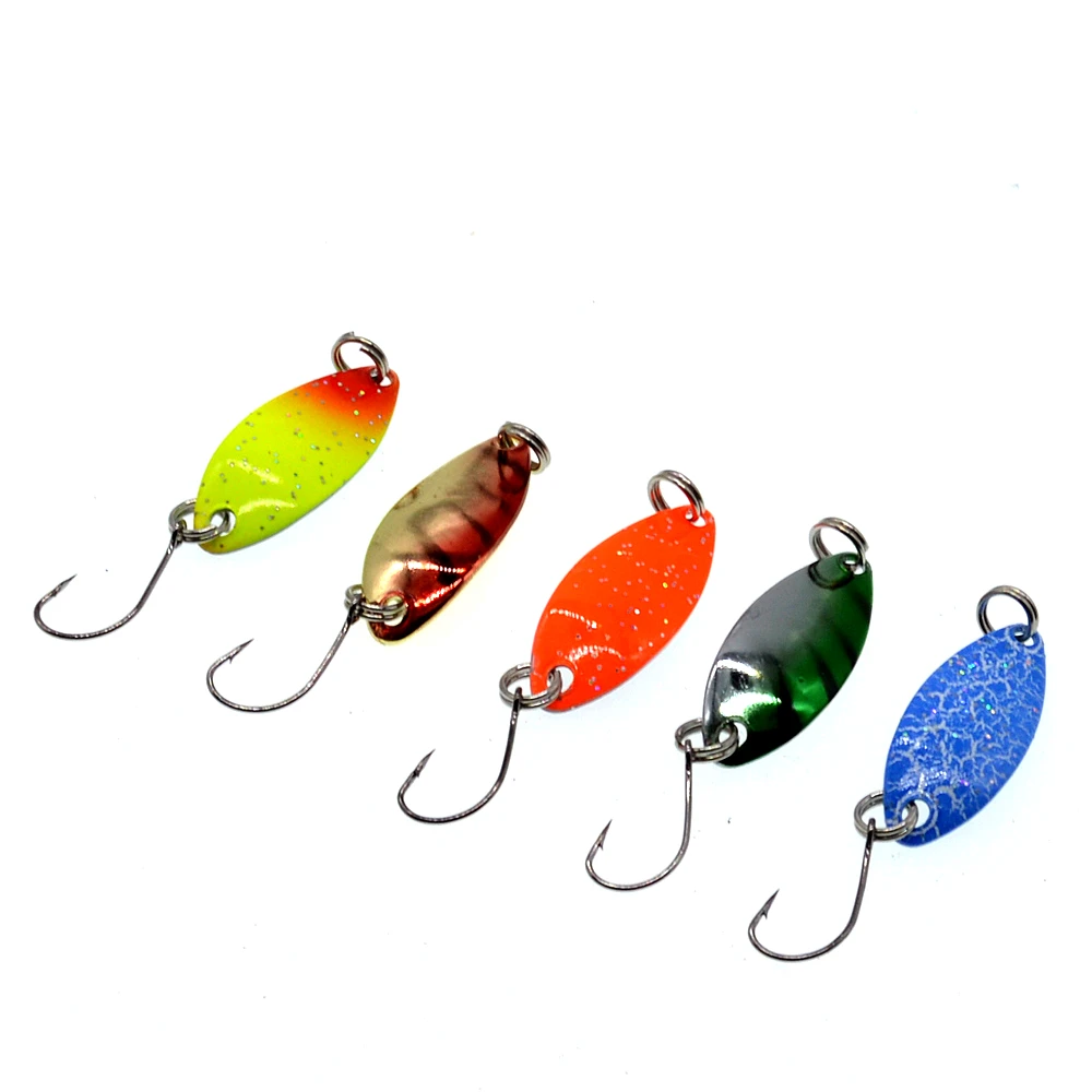 WLDSLURE 5pcs/lot 2.5g Metal spoon Fishing Lure Hard Bait Sequin Spoon Paillette Single Hook
WLDSLURE 5pcs/lot 2.5g Metal spoon Fishing Lure Hard Bait Sequin Spoon Paillette Single Hook